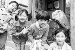 Children in Street, Quingdao, China