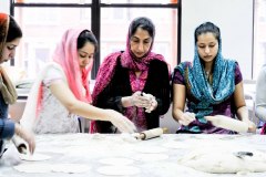 Volunteer Cooks, Havelock Road Gurdwara, Southall , London, The Guardian