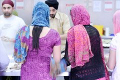 Volunteer Cooks, Havelock Road Gurdwara, Southall, London, The Guardian